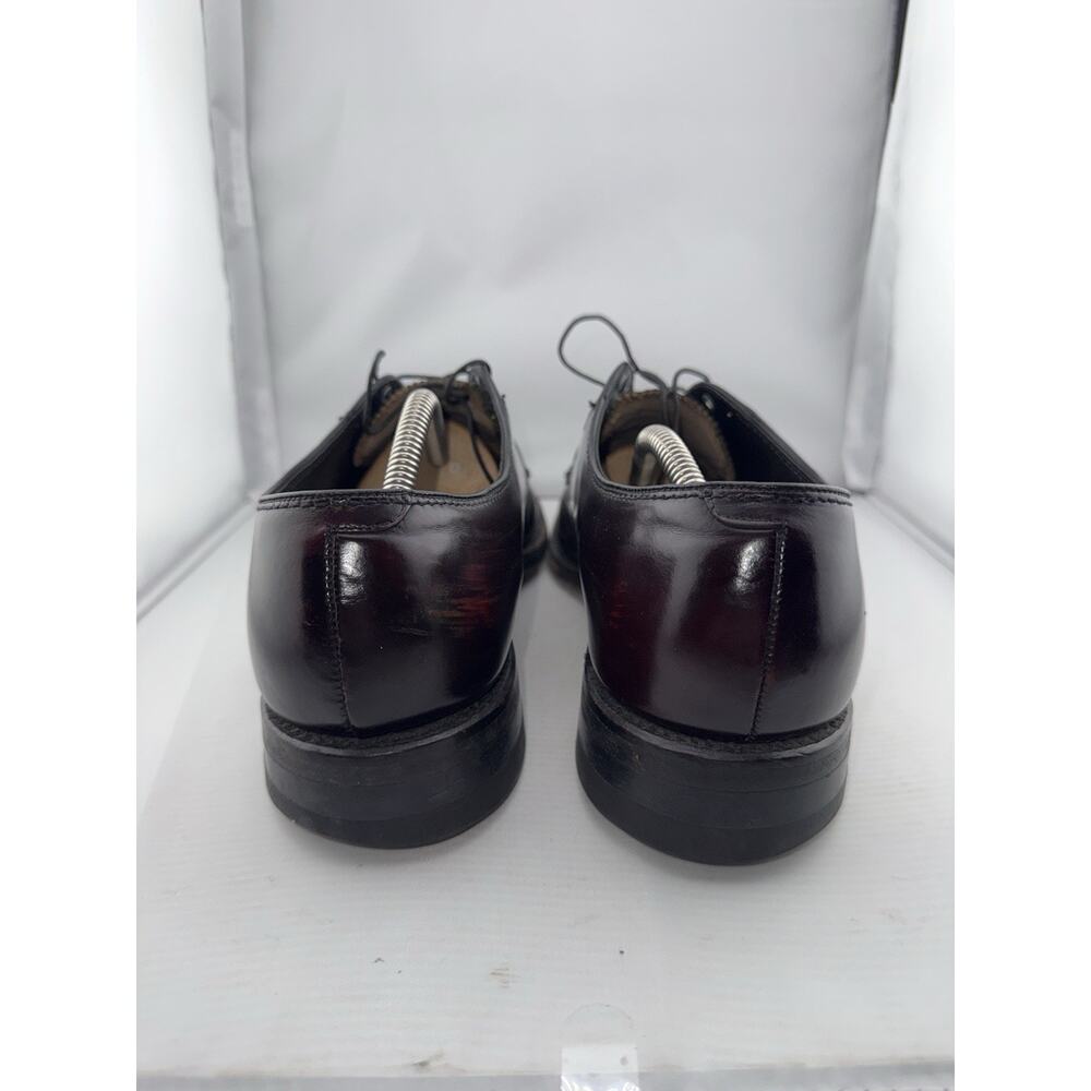 The Florsheim Dress Shoes 12 Burgundy Leather Lace Up Formal Comfort Business - Picture 7 of 14